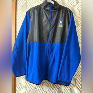Disney Vibrant Blue Fleece Jacket Large